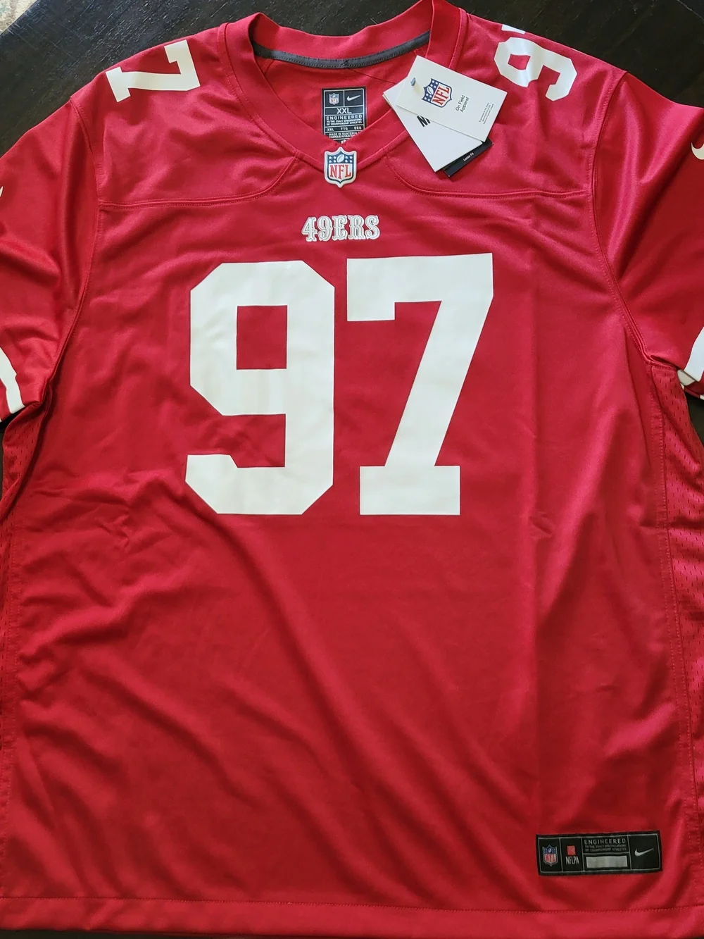 *NEW* NIKE Nick Bosa San Francisco 49ers NFL On Field Apparel Jersey Size XXL